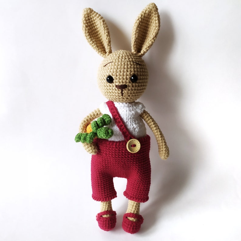red stuffed bunny