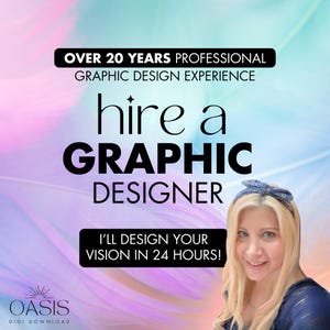 Servicios profesionales de diseño gráfico: logotipos, sitios web, folletos, volantes, carteles, redes sociales, branding, blogs, tiendas Etsy, folletos, plantillas.