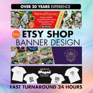 Anpassad Etsy-bannerdesign | Etsy-bannerdesigner | Uppgradera din Etsy-banner | Enastående design för Etsy-butik | Etsy-header