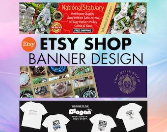 Custom Etsy Banner Design | Etsy Banner Designer | Upgrade Your Etsy Banner | Standout Design For Etsy Shop | Esty Header
