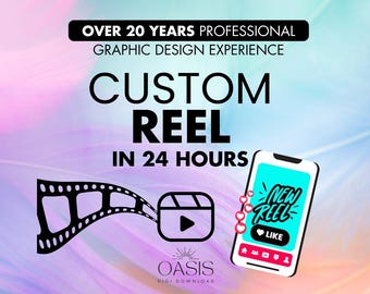 Custom Digital Reel: Social Media Marketing Video (24 Hour Delivery)