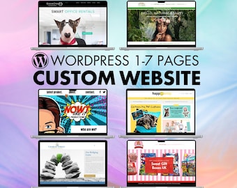 Custom Website Design | Custom Wordpress Website | Fast Turnround in 48 Hours | Business Website | Website Designer | Web Design