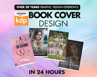 Diseño de portada de libro personalizada para Amazon KDP: servicio profesional