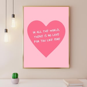Printable Love Print | Love Quote Saying Wall Art | Heart Home Decor | Printable Valentines Download | Love Wall Art poster | Love Art