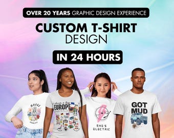 Diseño gráfico personalizado: camiseta, pijama y jersey personalizados