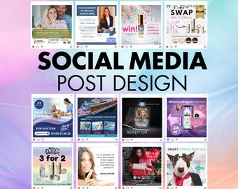 Diseño para redes sociales / Publicaciones en redes sociales / Diseño de publicaciones para redes sociales / Publicaciones de Instagram / Diseño de publicaciones de Facebook / Reels de Instagram / Reels de TikTok