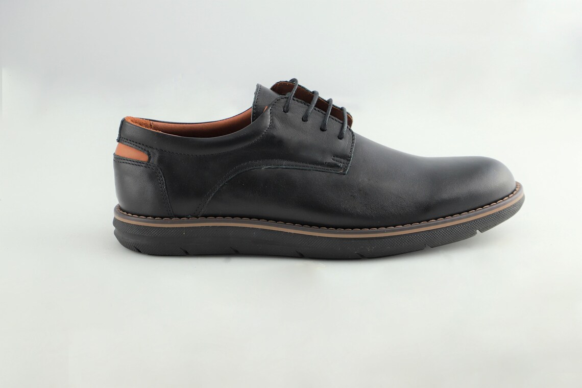 ALBERT SHOESMens Leather Shoes Lace Up Ankle Boots Zip up