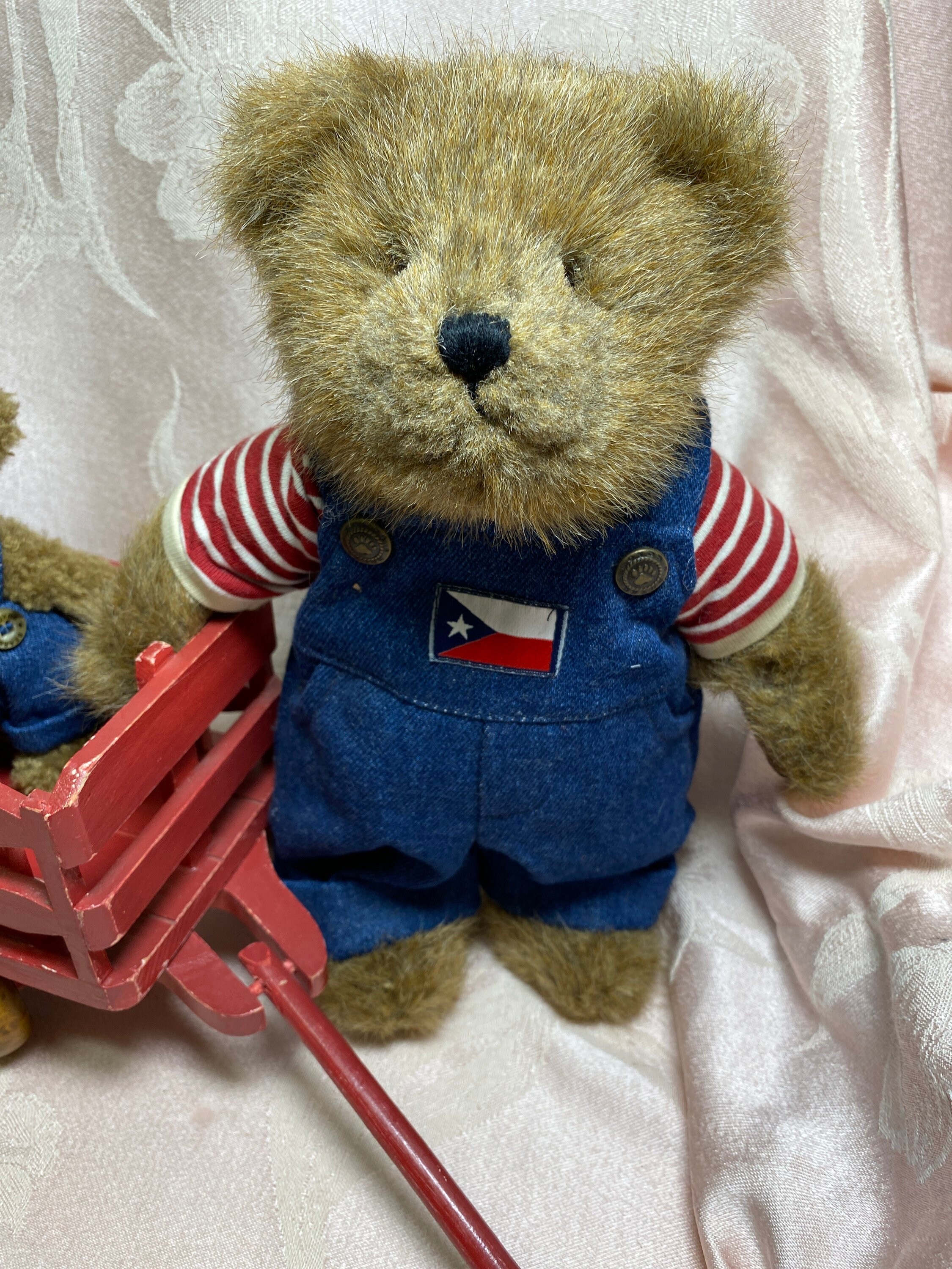 Vintage Boyds Bears Huck, Mandy & Zack With Red Wagon - Etsy