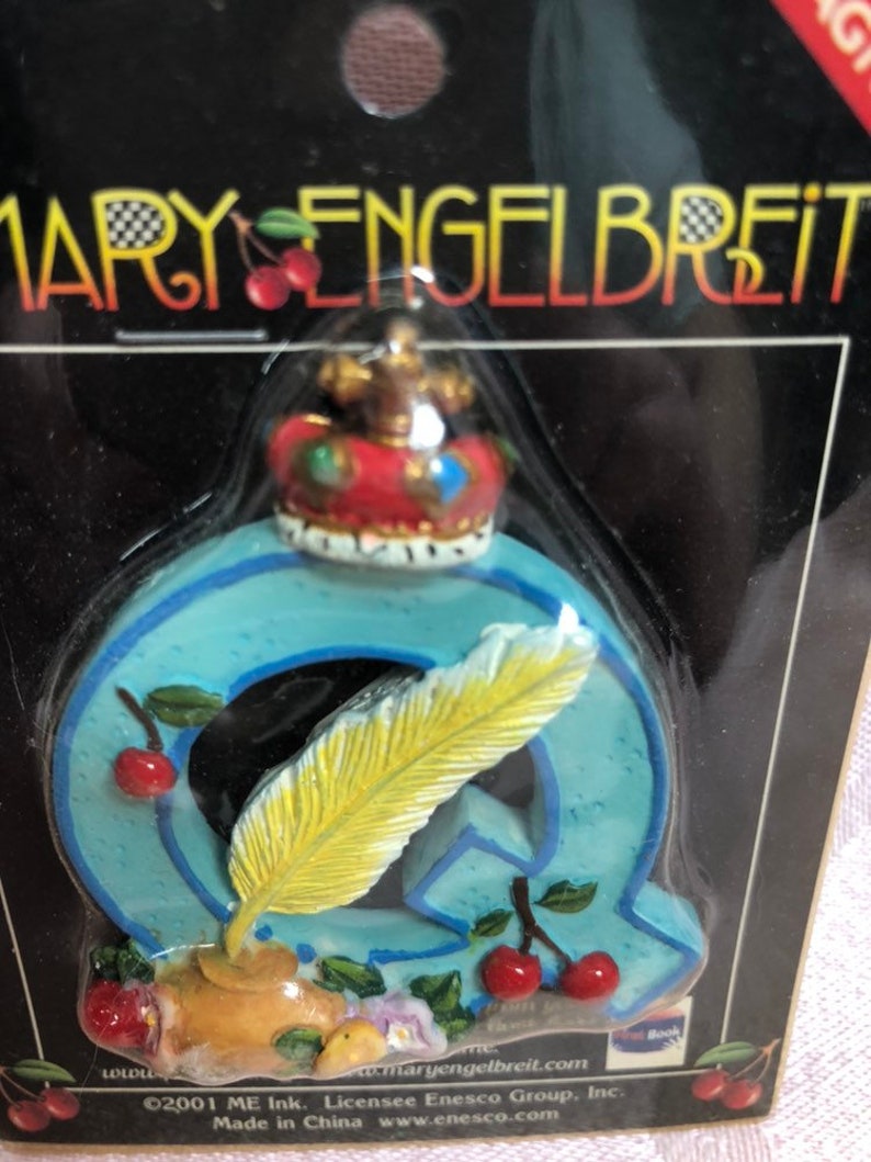 Vintage Mary Engelbreit Letter \u201cQ\u201d Magnet