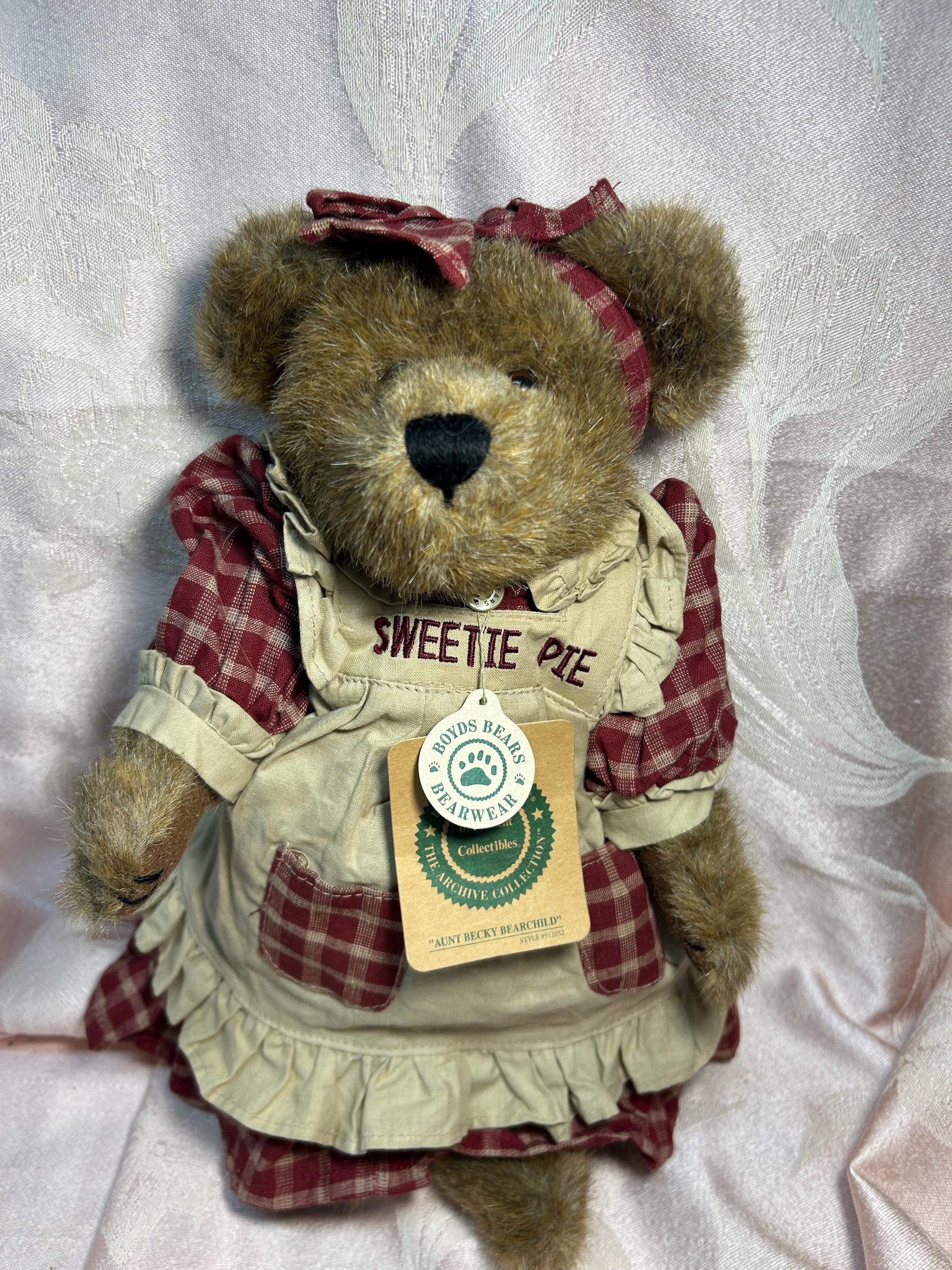 Vintage Boyds Bear Aunt Becky Bearchild ~ 12 Inches - Etsy
