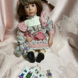 Vintage Boyds Bear My Best Friend Doll ~ Malinda with Threads…Rainy Day Friends