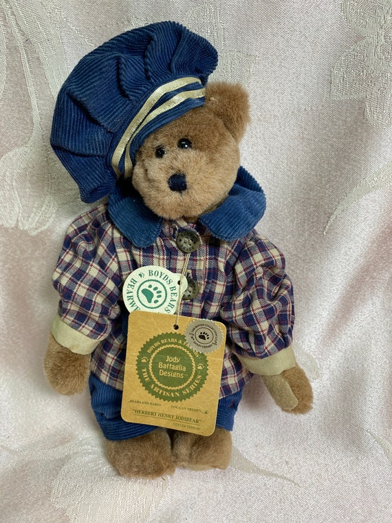 Vintage Boyds Bear Herbert Henry Jodibear - 9 Inches - Etsy