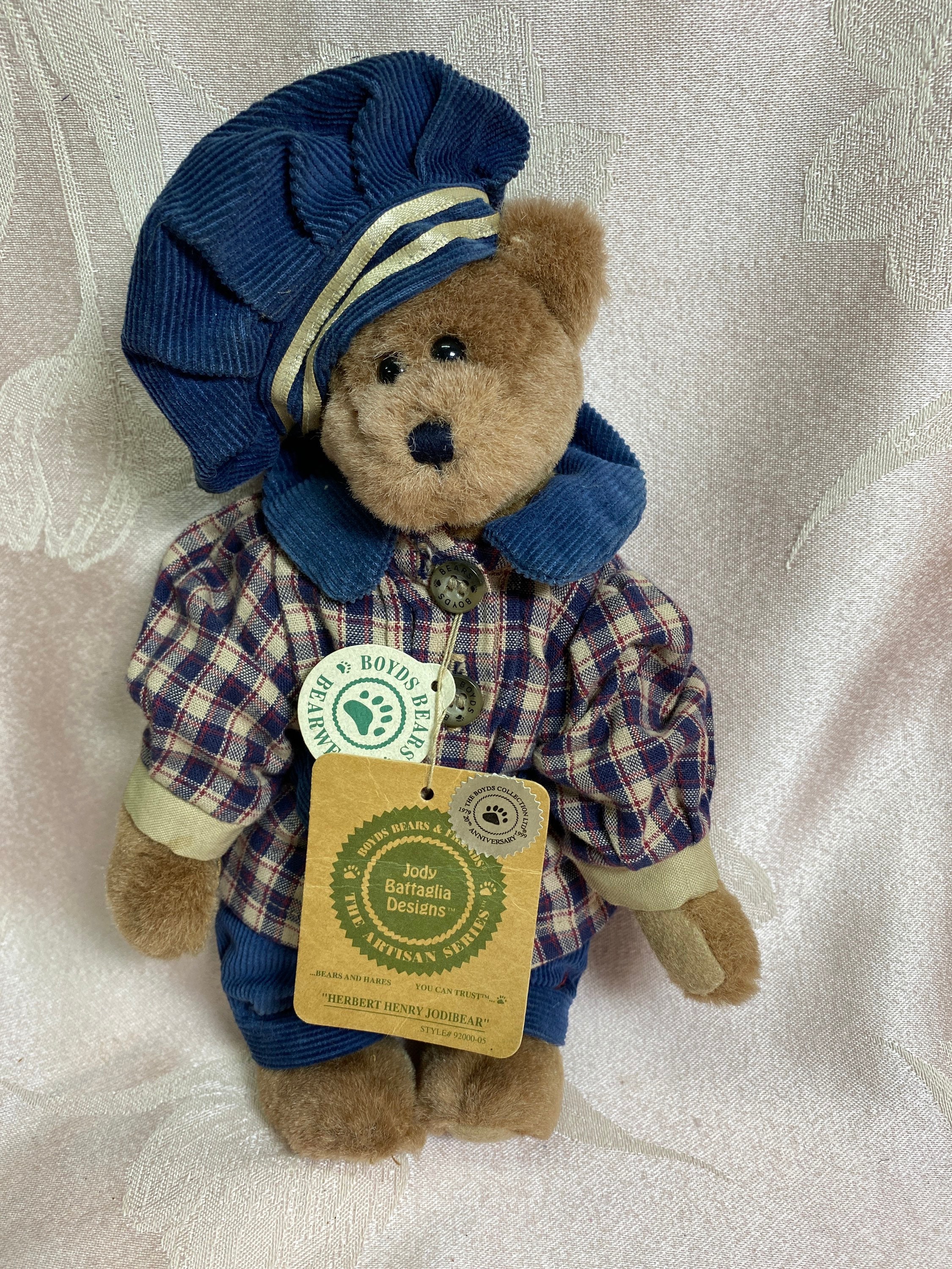 Vintage Boyds Bear Herbert Henry Jodibear - 9 Inches - Etsy