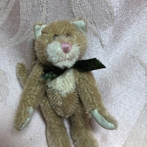 Vintage Boyds Bear Mini Mohair Lindbergh Cattington - 4 1/2 inches