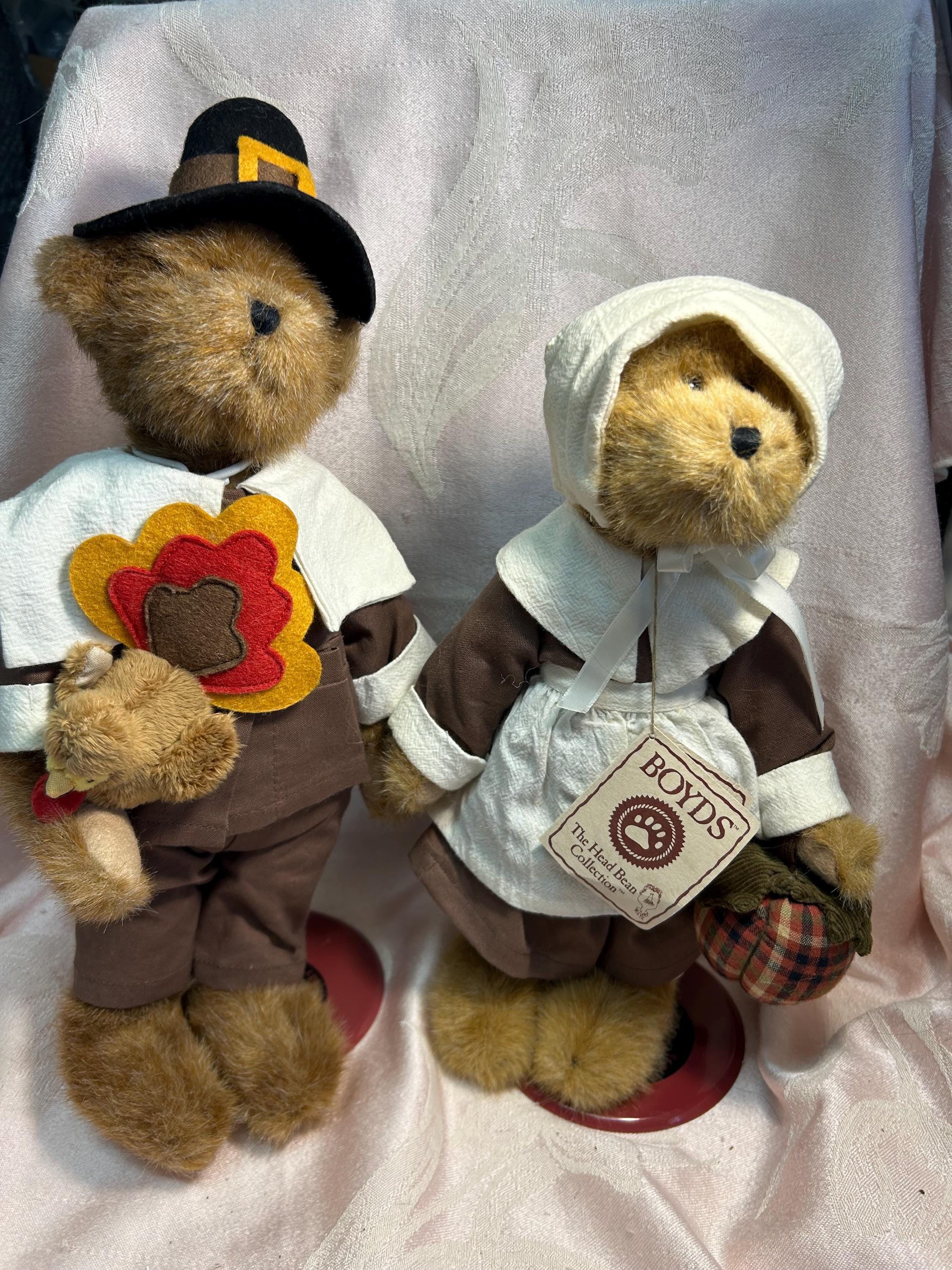 Vintage Boyds Bears Alden Harvestbeary With Giblet and Sarah