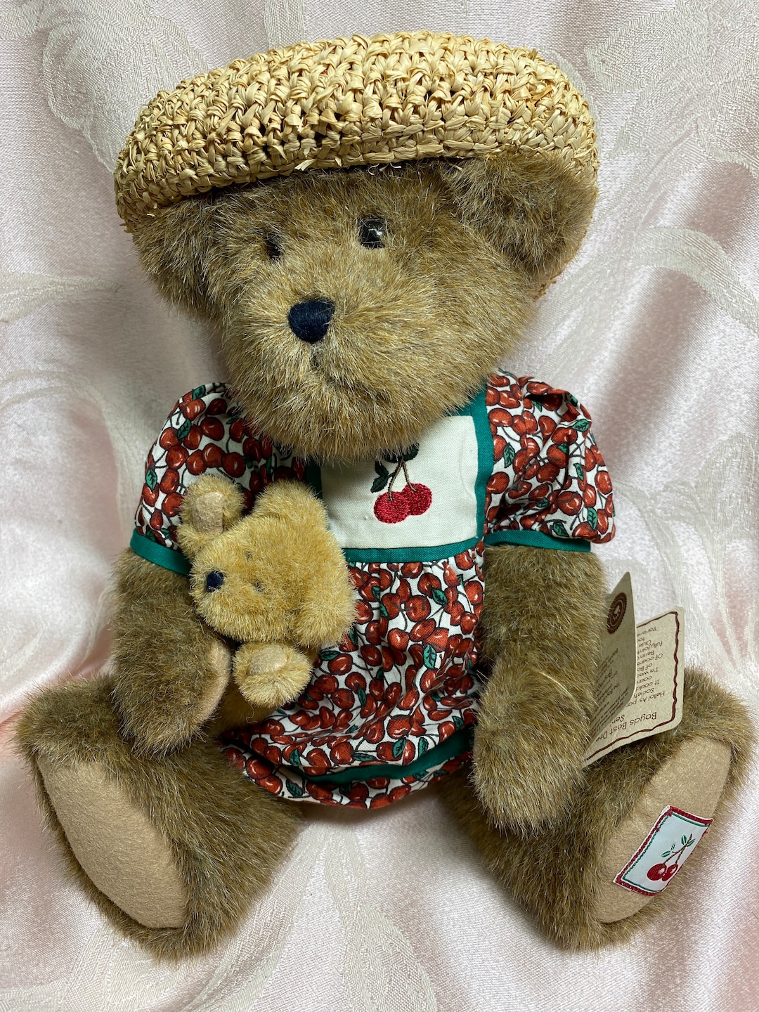 ウランガラス】Vintage Boyd Glass Andy The Bear ウランガラス