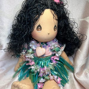 Muñeca hula vintage Precious Moments