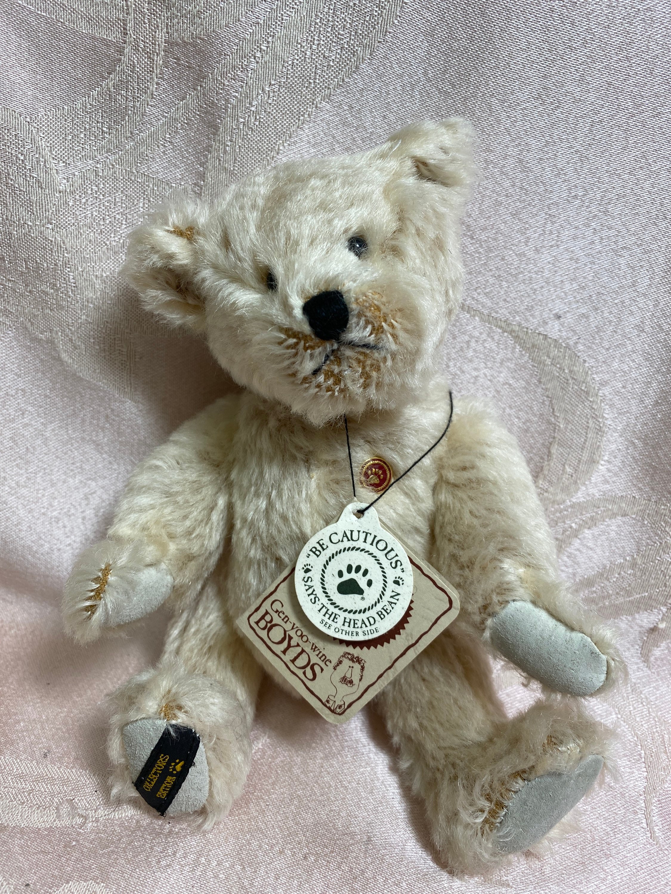 Vintage Boyds Bear Mohair Teddy B Bear - 8 Inches - Etsy