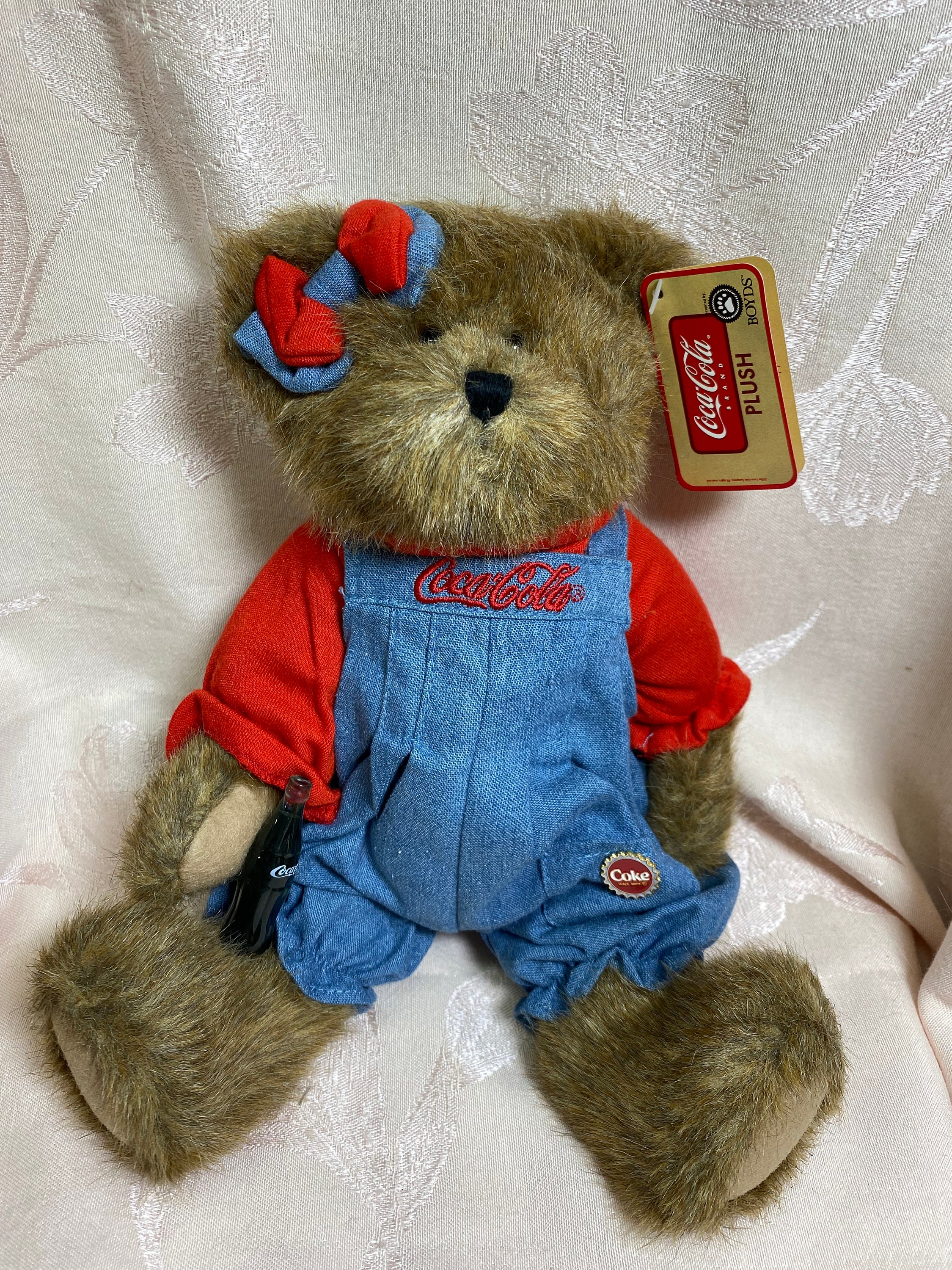 Vintage Boyds Bear Kaylie Coca Cola Bear - 12 Inches - Etsy