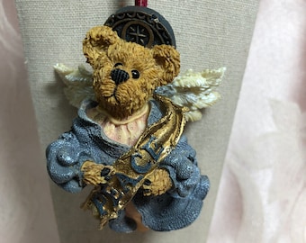 Adorno navideño vintage Boyds Bear Bearstone Celestina... Ángel de la paz