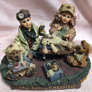 Vintage Boyds Yesterdays Child Jessica and Timmy with Clara, Northrop and Edmund