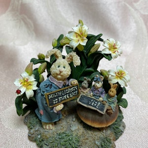 Vintage Boyds Critter & Co Miss Hopsalot with Hop, Skip and Jump…Times Three