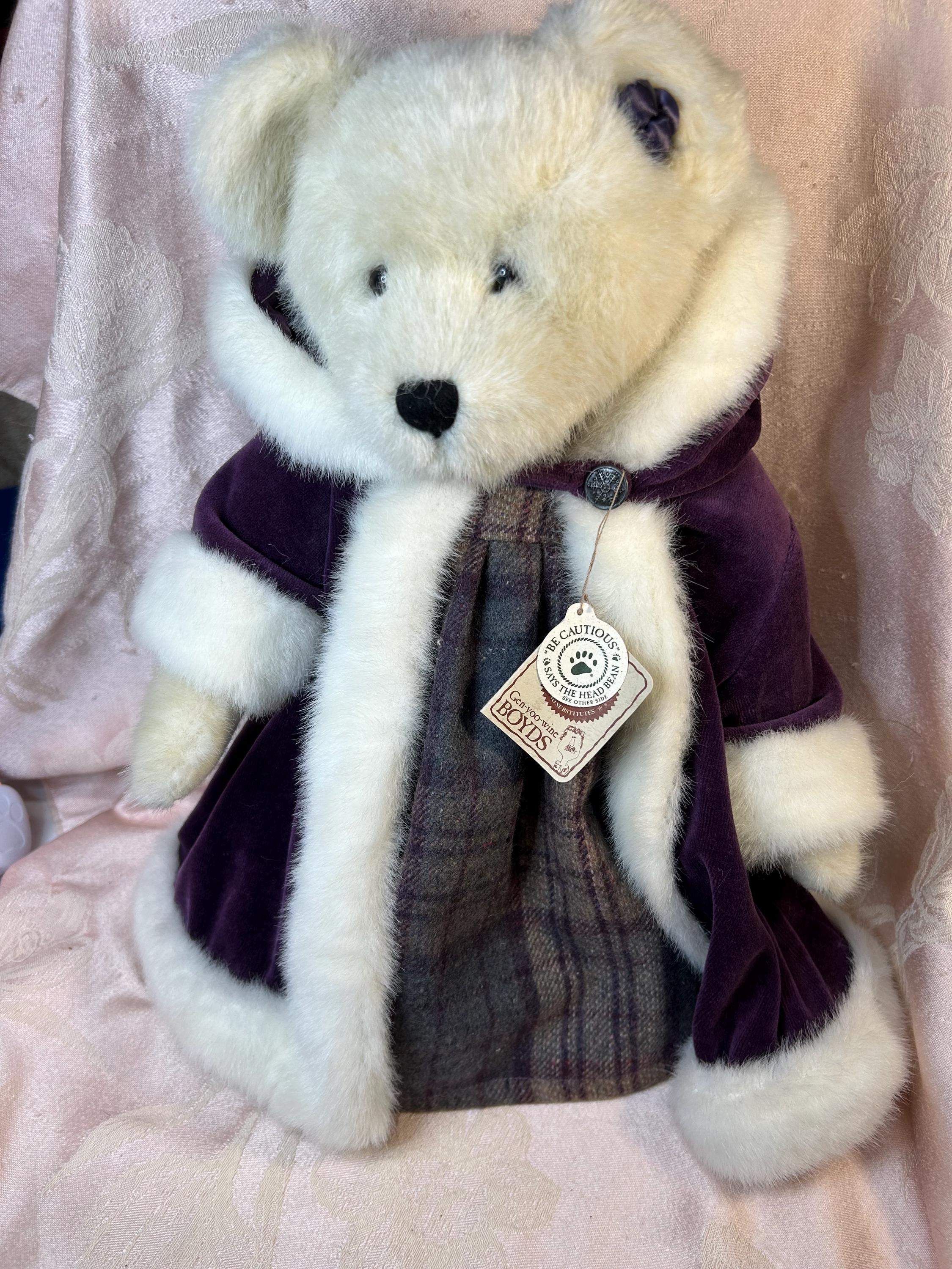 Vintage Boyds Bear Victoria L Plumbeary ~ 16 Inches - Etsy