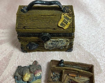 Vintage Boyd's Bears Treasure Box Noah's Toolbox