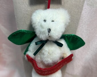 アンカーホッキング【HAPPY HOLIDAY】オーナメント　1978年 ヴィンテージ ボイドベア エンジェルオーナメント ～ ハッピーホリー