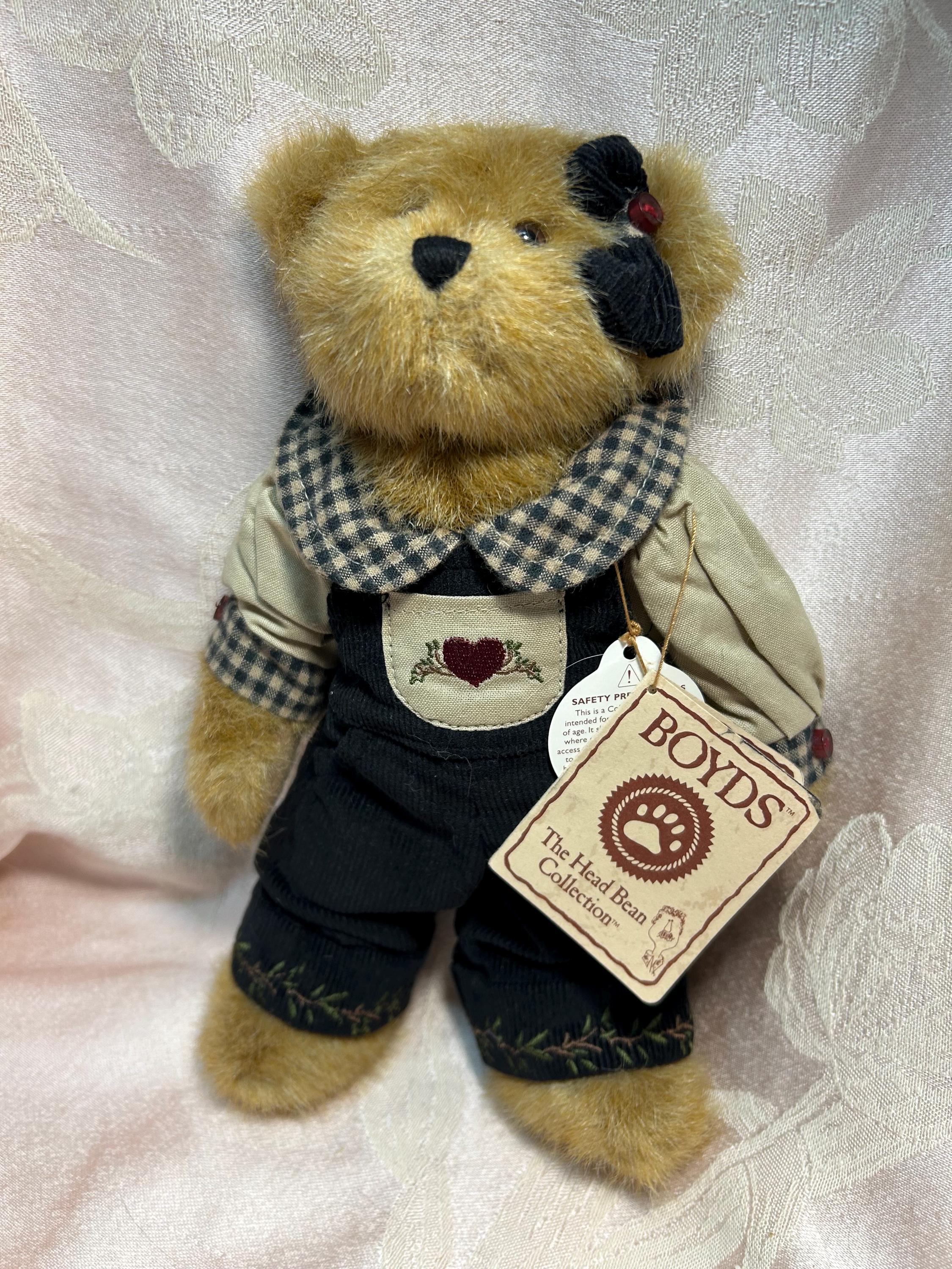 Boyds Bears ヴィンテージラグ 天使 テディベア マルチカバー 大判 Vintage Boyds Bear Elizabeth Heartlee ~ 10 Inches - Etsy