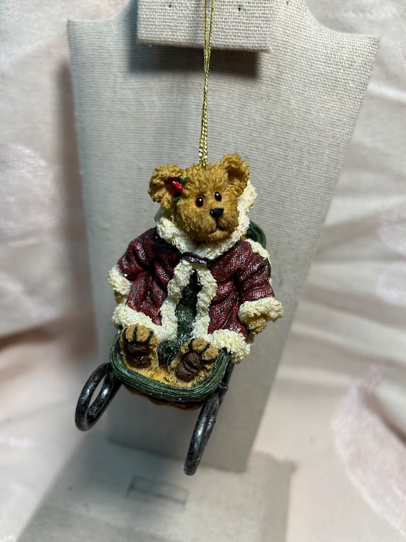 Vintage Boyds Bearstone Longaberger Holly Merrybeary Ornament - Etsy
