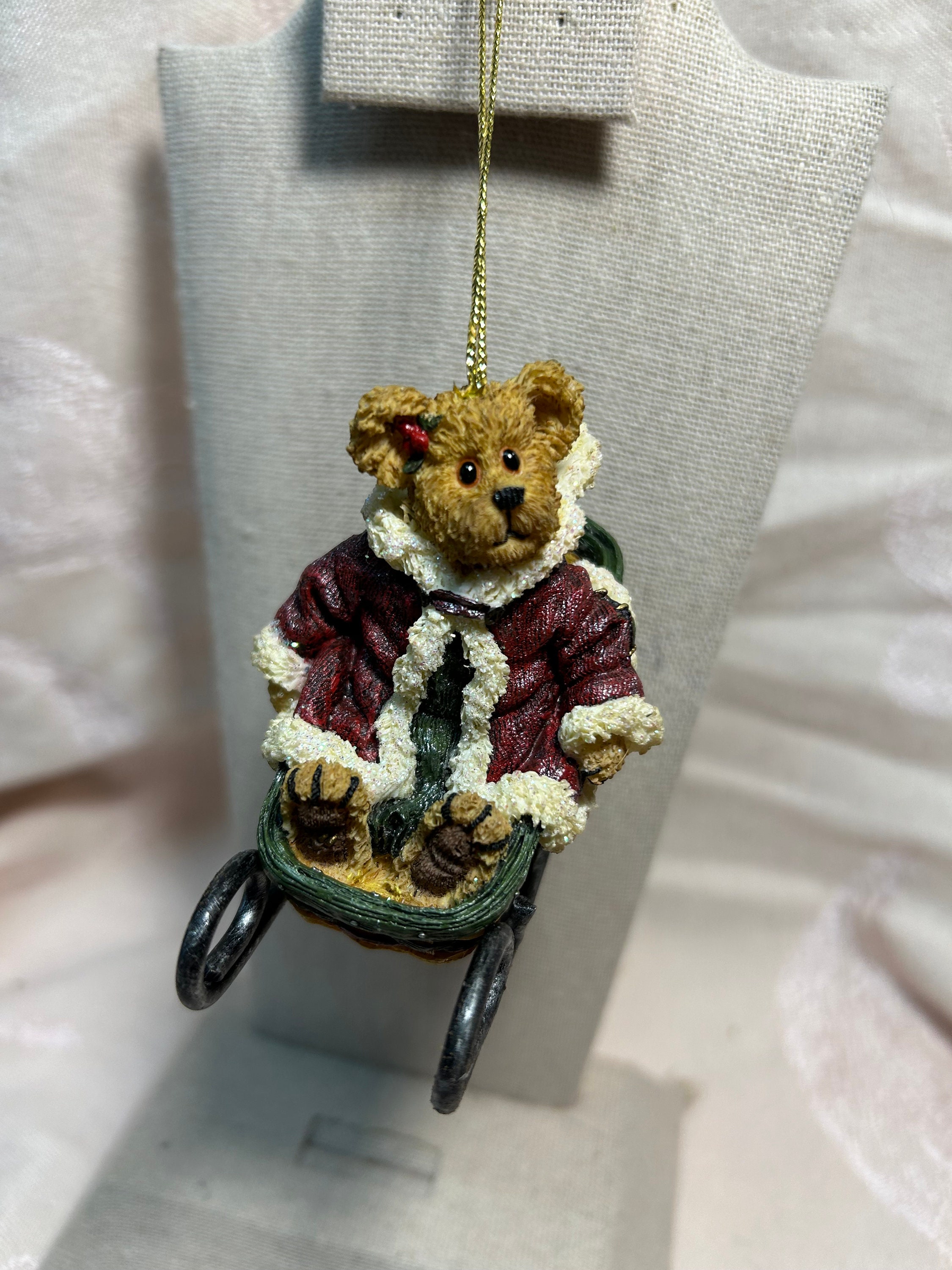 Vintage Boyds Bearstone Longaberger Holly Merrybeary Ornament - Etsy