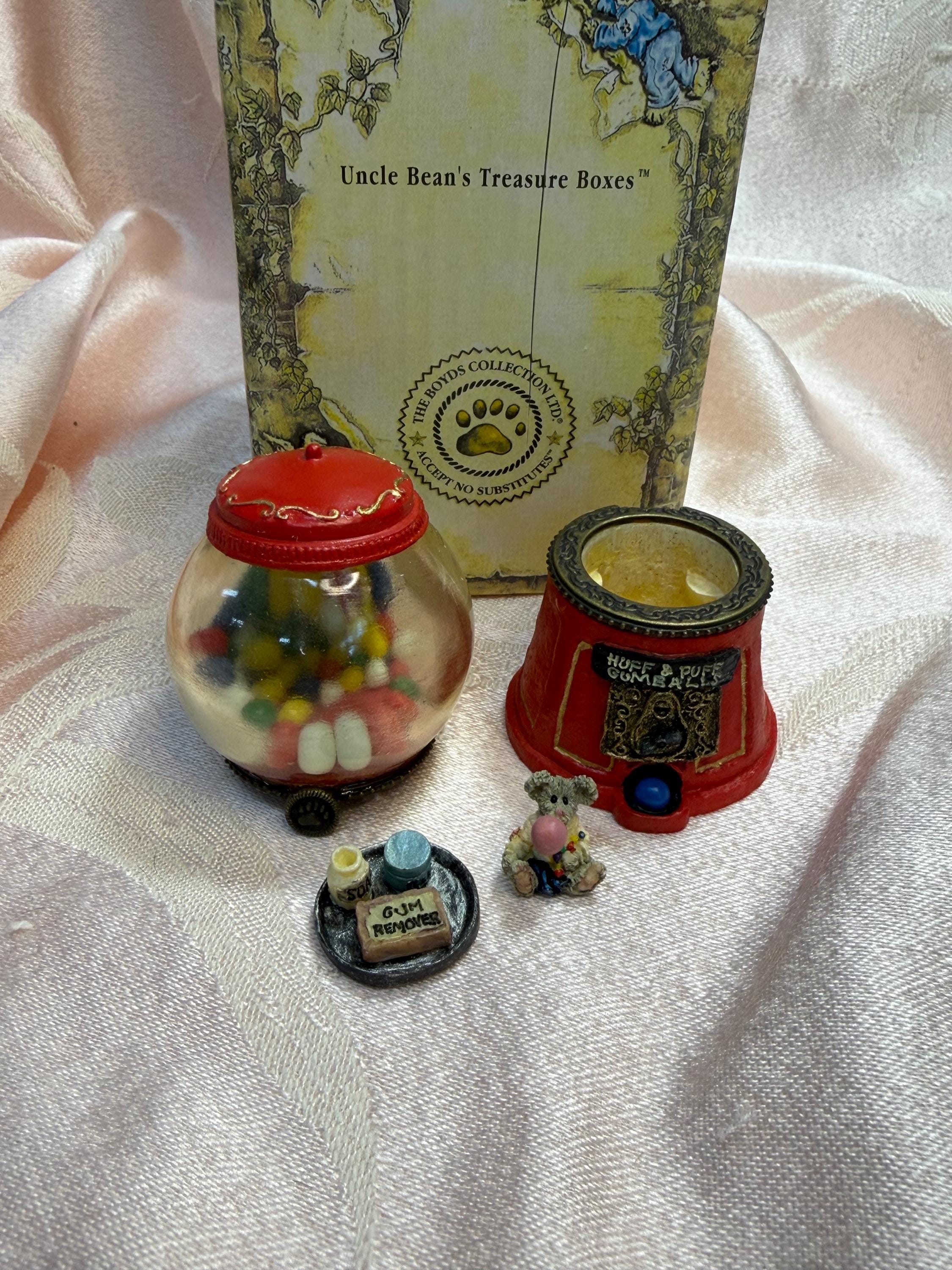 Vintage Boyds Treasure Box Bubba's Gumball Machine With Bubbles