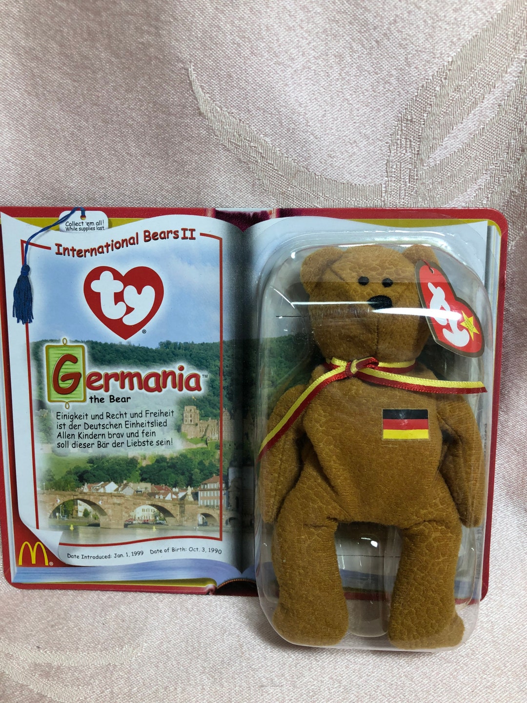 Vintage TY Teenie Beanie International Bears II Germania Etsy