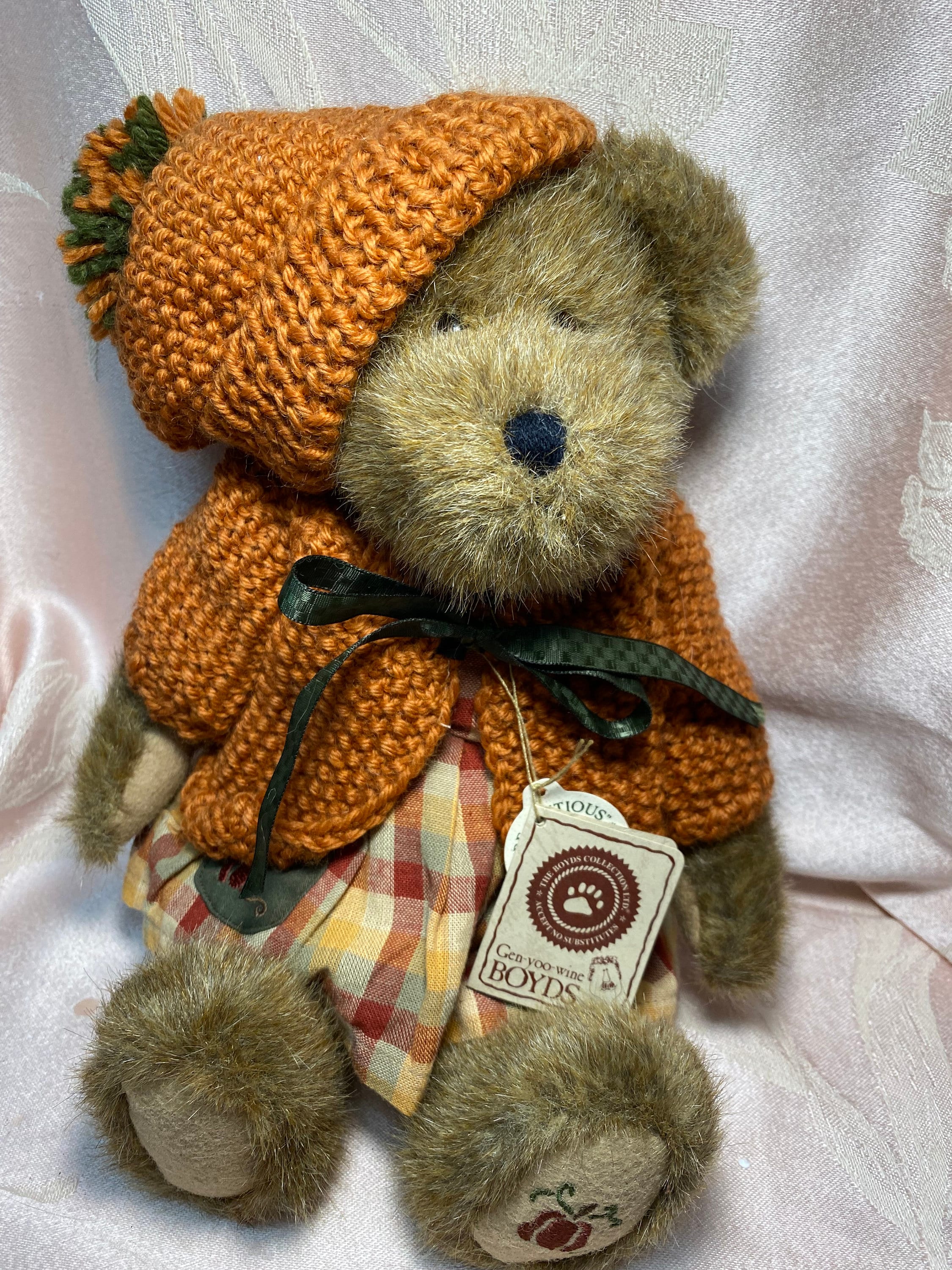 Vintage Boyds Bear Hazel Q Punkinbeary - 12 Inches - Etsy