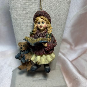 Vintage Boyds Yesterdays Child Ornament ~ Megan with Elliot and Anne…Christmas Carol