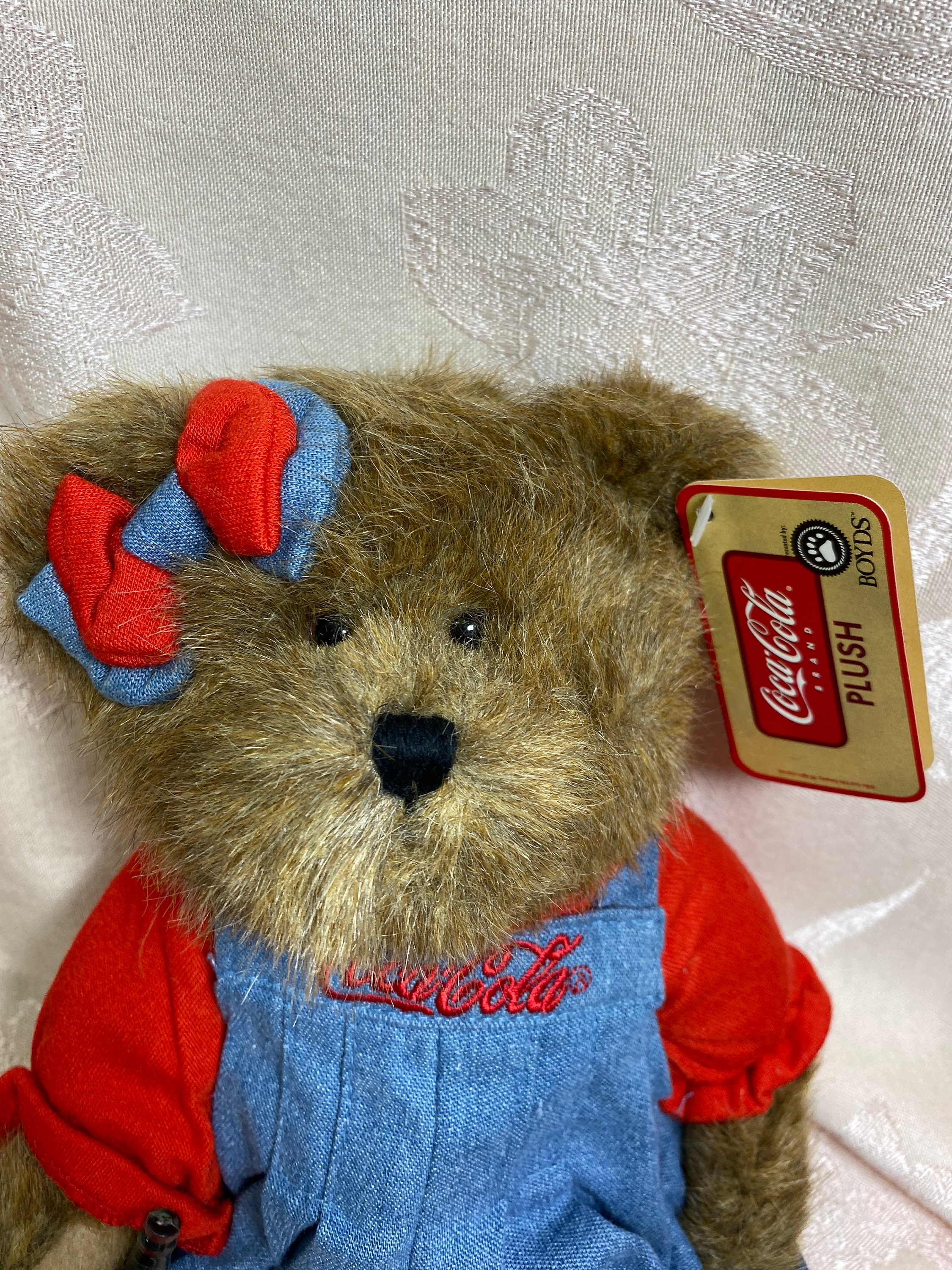 Vintage Boyds Bear Kaylie Coca Cola Bear - 12 Inches - Etsy