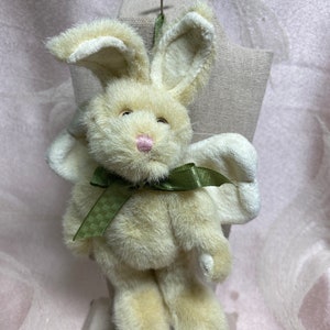 Vintage Boyds Bear Ornament Jill Hopkins Rabbit Angel - 6 inches