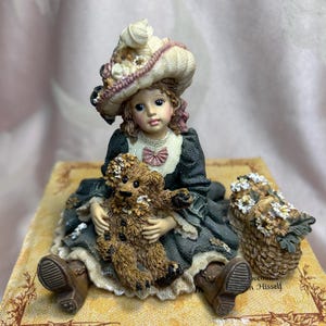 Vintage Yesterdays Child Dollstone Meredith with Jacqueline…Daisy Chain