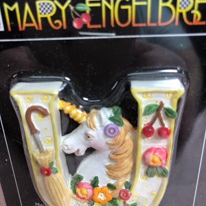 Vintage Mary Engelbreit Letter “U” Magnet