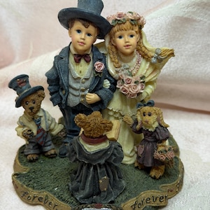 Vintage Boyds Yesterdays Child Ryan & Diane with Cory, Wesley and Carly…Love is Forever