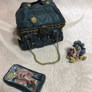 Vintage Boyds Bear Treasure Box Mary Lou’s Bottomless Purse with Bingo