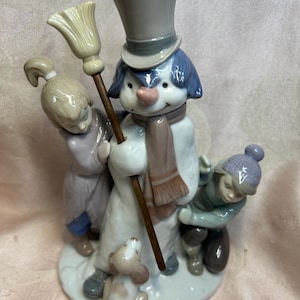 Vintage Lladro Christmas ~ The Snowman