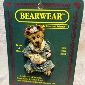Vintage Boyds Bear Bearwear T-pot Pin - Etsy
