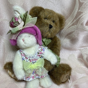 Vintage Boyds Bear Mimsy with Bunnykins…Springtime Friends - 10 inches