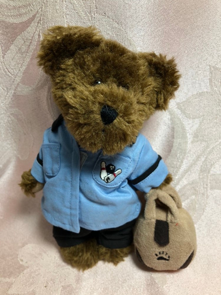 Barney Bowlsalot de oso Boyds vintage