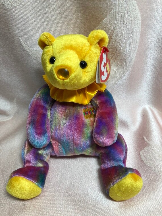 Vintage TY Birthday Beanie Baby November Bear With a Topaz