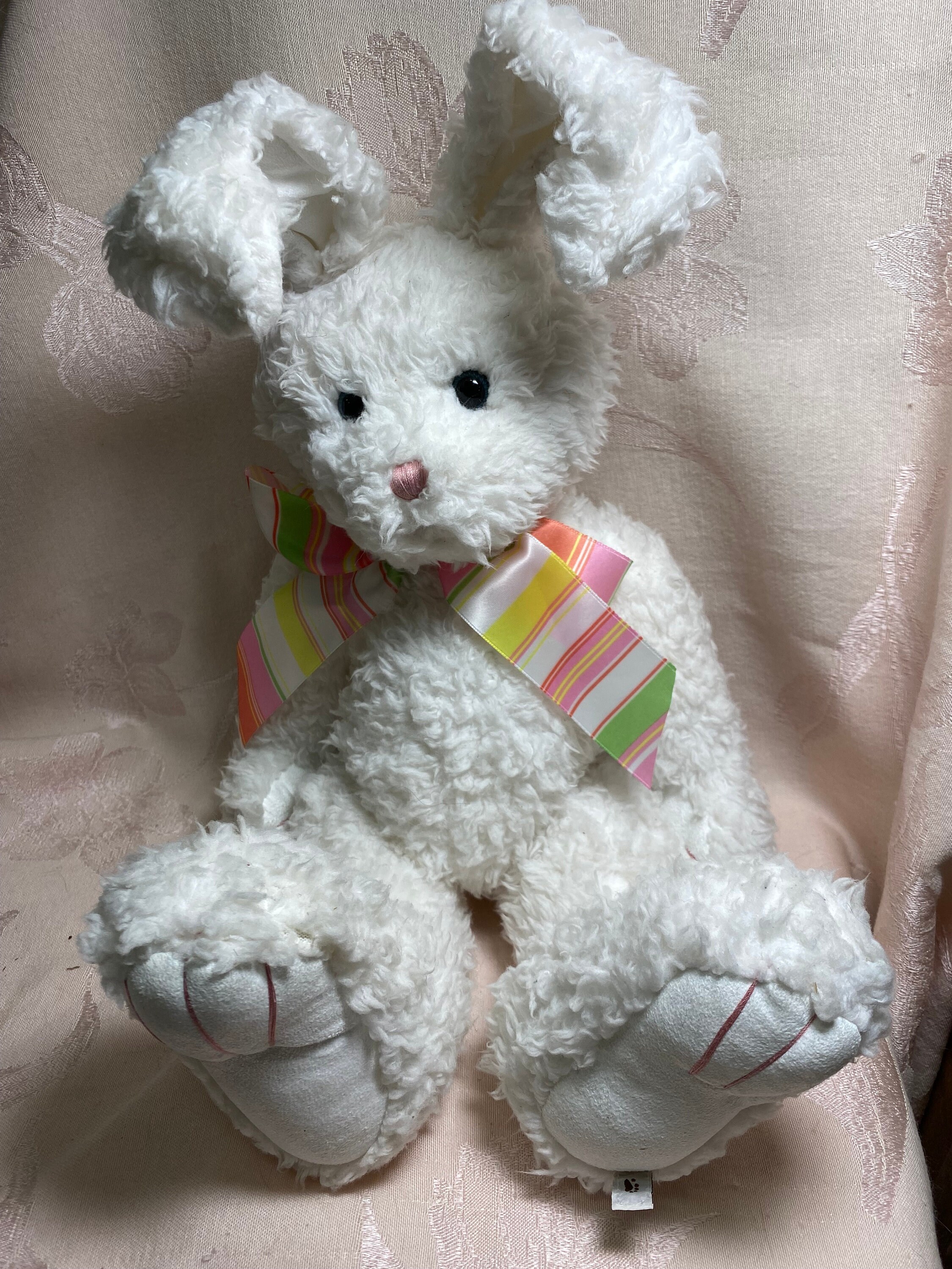 Hopsalot Rabbit Vintage Boyds Bear Rabbit Flossie Pearl Hopsalot - 14 Inches - Etsy