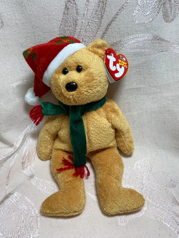 Vintage Ty Beanie Baby 2003 Holiday Teddy - 8 Inches - Etsy