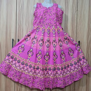Cotton hand block print Indian ethnic dresses for women.
